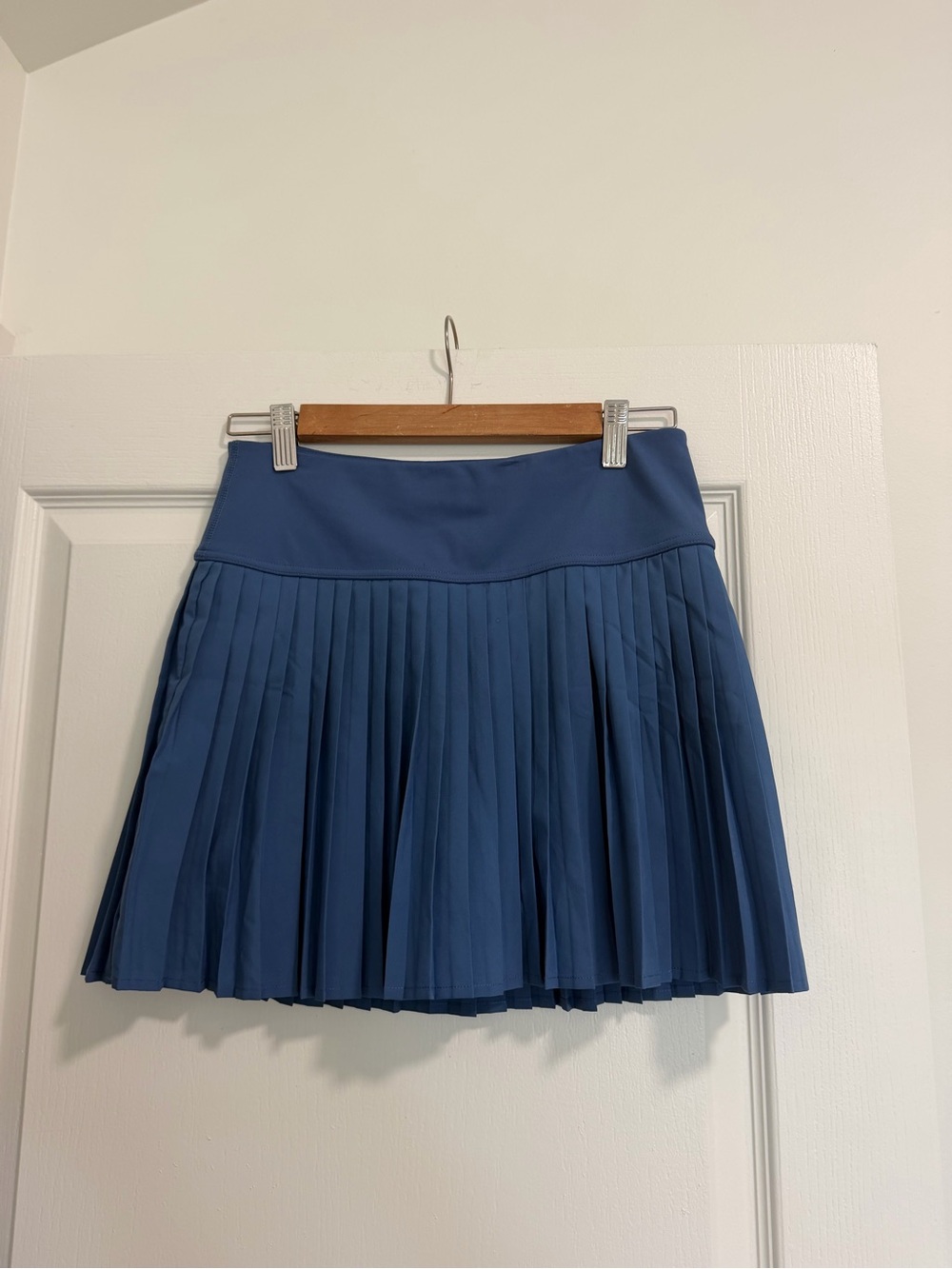 Fabletics Pleated A-Line Women's mini Skirt in Blue